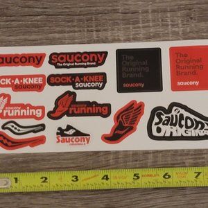 Saucony Vinyl Sticker Sheet